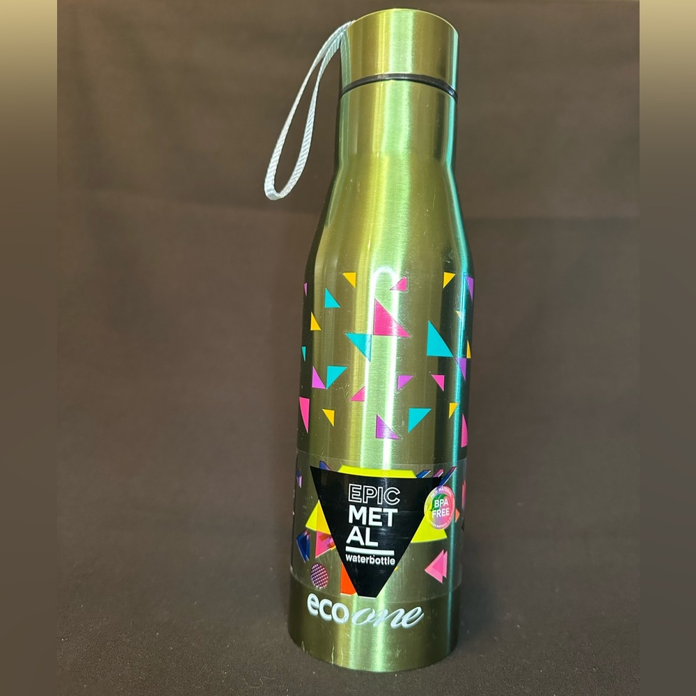 Stainless Steel Green Water Bottle